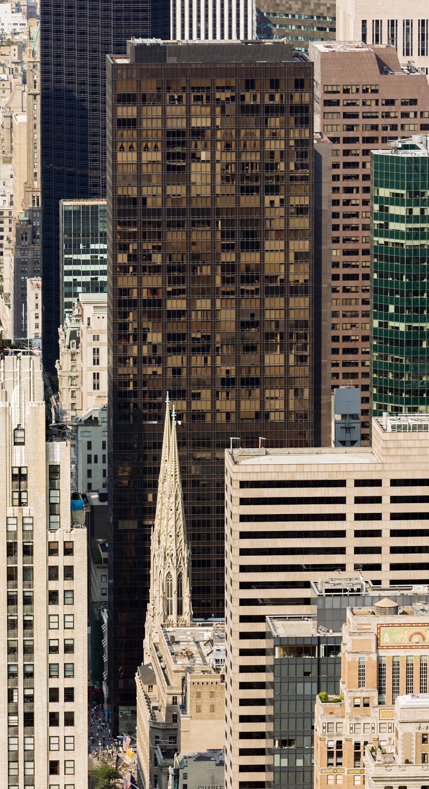 Olympic Tower, New York City - View from Empire State Building. © Mathias Beinling